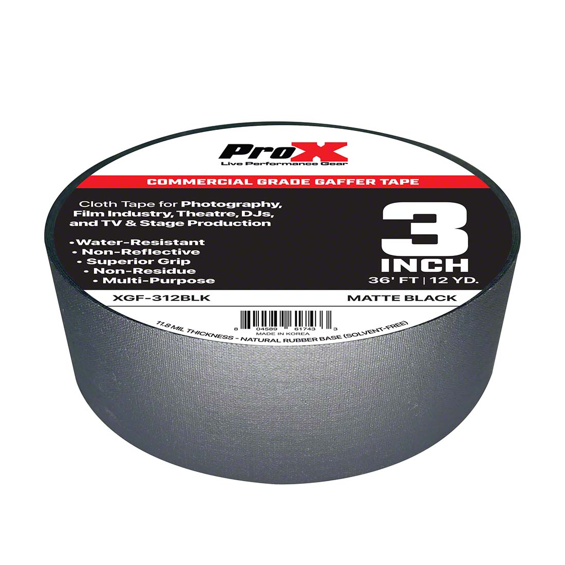 Pro Duct 120  Premium 3 x 60 yard Roll (10 mil) White Duct Tape