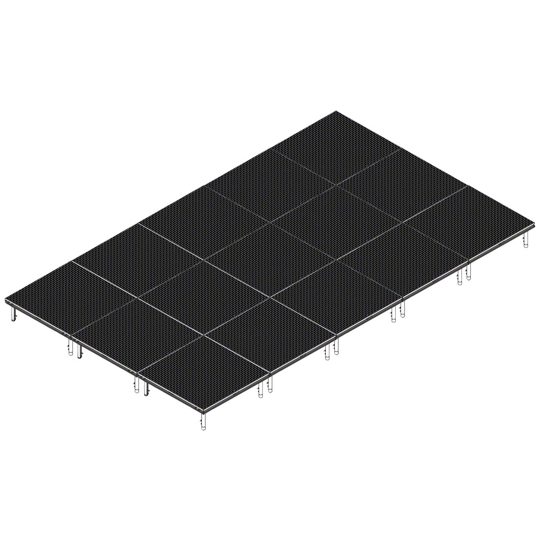 QuickLock 12x20 Indoor/Outdoor Portable Stage | StageDrop