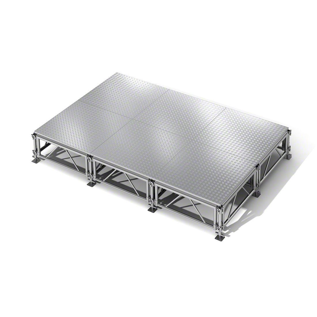 NPS® TransFix 12'x8' Hardboard Stage Kit, 16-24 High @ StageDrop