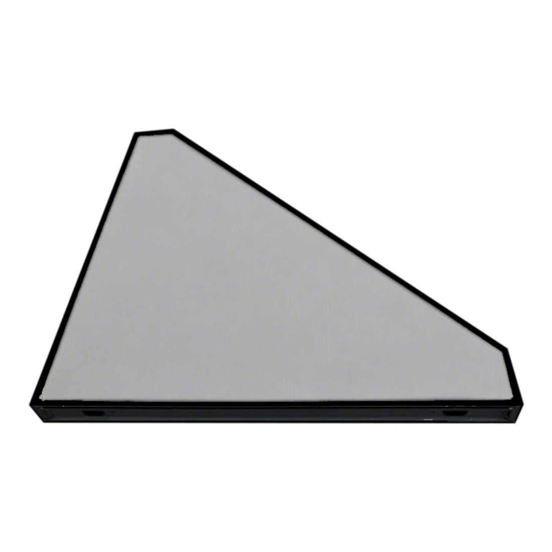Biljax ST8100 4' Triangle Black Poly Stage Platform 0106-029-7