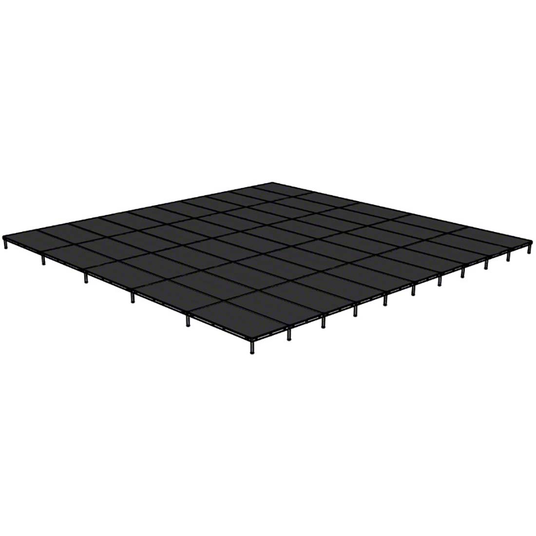 Biljax AS2100 40x40 Portable Stage Kit, 50 4x8 Decks | StageDrop