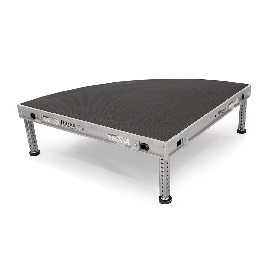 Biljax AS2100 4' Quarter Round Portable Stage Unit | StageDrop