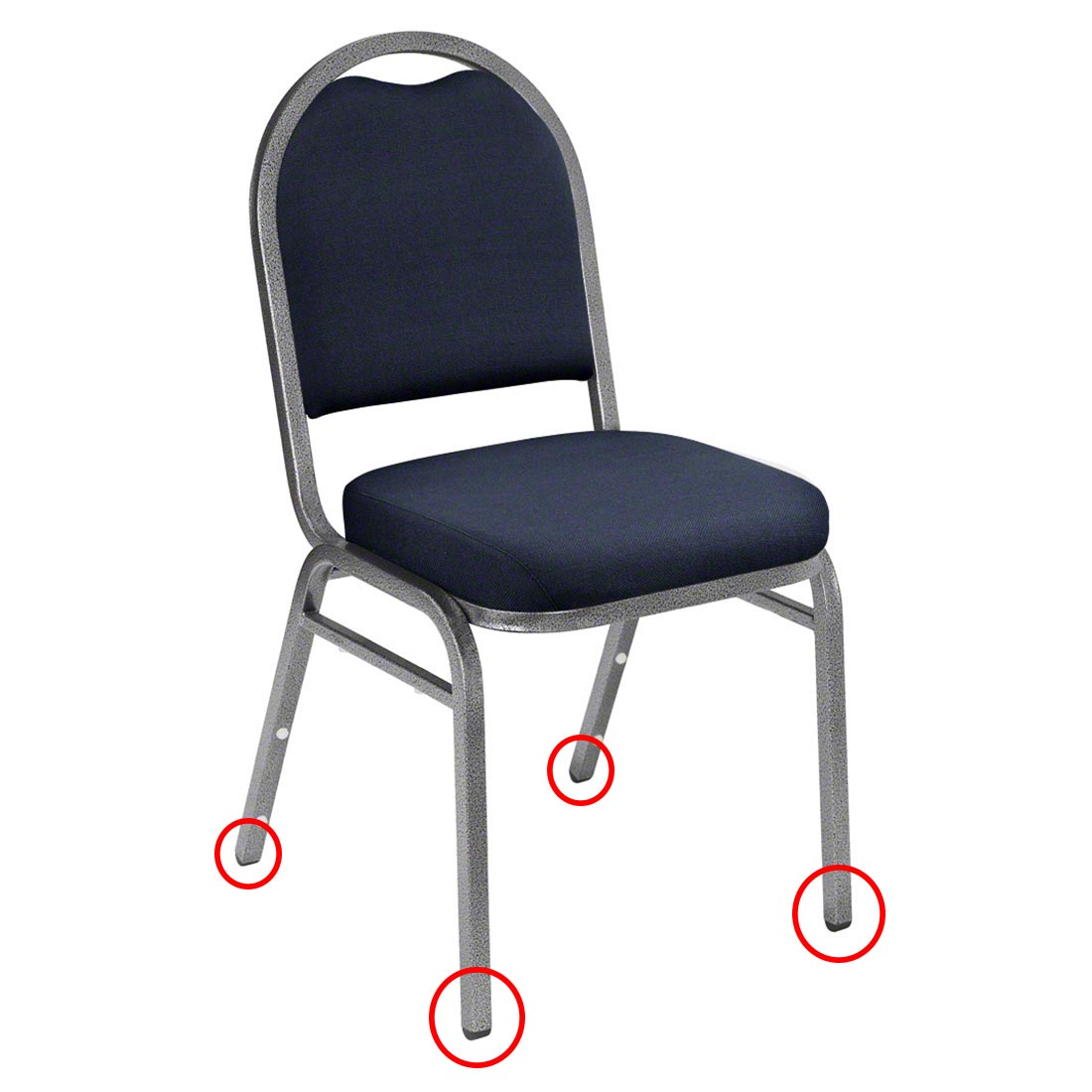 NPS Floor Glides for 8500 Series Stacking Chairs Pack of 50 