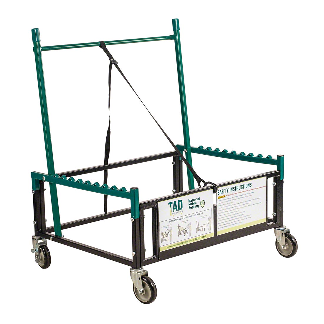 National Public Seating TAD Folding Table Assist Dolly