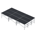ProX StageQ 12'x24' Z-Frame Portable Stage Package, 36"-60" High