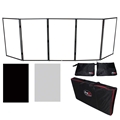 ProX 5 Panel Quick-Release DJ Facade Package, Black Frame 