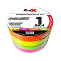 ProX GaffX™ 1" Commercial Grade Gaffers Tape, 4-Pack Multi-Color Fluorescent, 60 Yards each