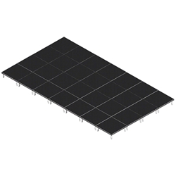 QuickLock Staging 16x28 Indoor/Outdoor Stage System 16x28, 28x16, portable stage platform, portable staging platform, stage deck, stage panel, quicklock, quicklock staging