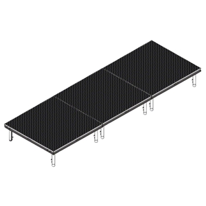 QuickLock Staging 4x12 Indoor/Outdoor Stage System 4x12, 12x4, portable stage platform, portable staging platform, stage deck, stage panel, quicklock, quicklock staging