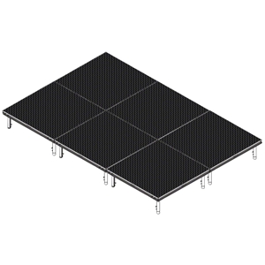 QuickLock Staging 8x12 Indoor/Outdoor Stage System 8x12, 12x8, portable stage platform, portable staging platform, stage deck, stage panel, quicklock, quicklock staging
