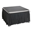 Ameristage 8' Box-Pleat Stage Skirt for 24" High All-Terrain Systems (8'x24") - AMSK8X24AT