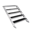 All-Terrain 5-Step Stair Assembly for 24"-48" Stages, Industrial Finish (Handrail sold separately) - AT4ST5