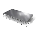 All-Terrain 12'x24' Outdoor Stage System, 24"-48" High, Weatherproof Aluminum