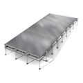 All-Terrain 12'x32' Outdoor Stage System, 24"-48" High, Weatherproof Aluminum