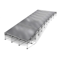 All-Terrain 12'x40' Outdoor Stage System, 24"-48" High, Weatherproof Aluminum