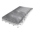 All-Terrain 16'x36' Outdoor Stage System, 24"-48" High, Weatherproof Aluminum