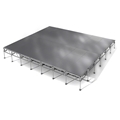 All-Terrain 24'x28' Outdoor Stage System, 24"-48" High, Weatherproof Aluminum