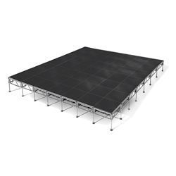 All-Terrain 28x28 Outdoor Stage System, 24"-48" High, Industrial Finish 28x28, 28x84, 28 x 28, outdoor stage, weather resistant stage