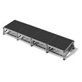 All-Terrain 4'x16' Outdoor Stage System, 24"-48" High, Industrial Finish