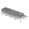 All-Terrain 4'x16' Outdoor Stage System, 24"-48" High, Weatherproof Aluminum