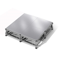 All-Terrain 8'x8' Outdoor Stage System, 24"-48" High, Weatherproof Aluminum