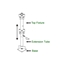 All-Terrain Stage Leg Extension Tube - ATLE-ATLED