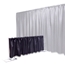 Ameristage Drapes for Pipe & Drape Backdrops, 6'x4' Black (Overstock) - AMDRCUST6x4Black-OS