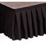 Ameristage Box-Pleat Stage Skirt, 5'3"x16" Black (Overstock) - AMSKCUST6X16Black-OS