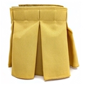 Ameristage Box-Pleat Stage Skirt, 8'x9" Gold (Overstock)