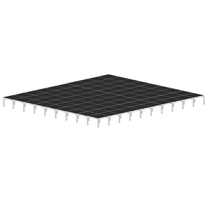 Biljax AS2100 36x40 Portable Stage Kit (90 - 4x4 Decks) 36x40, 36 x 40, 40x36, 40 x 36, fast, pro, elite, 1440 square feet stage