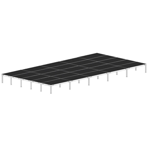 Biljax AS2100 20x40 Portable Stage Kit (25 - 4x8 Decks) 20x40, 20 x 40, 40 x 20, 40x20, fast, pro, elite, 800 square feet stage