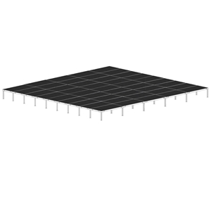 Biljax AS2100 36x40 Portable Stage Kit (45 - 4x8 Decks) 36x40, 36 x 40, 40x36, 40 x 36, fast, pro, elite, 1440 square feet stage