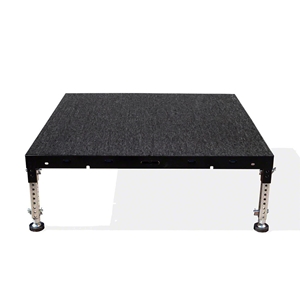 Biljax ST8100 4x4 Portable Stage Unit, Gray Carpet 4x4, 4 x 4, fast, pro, elite, 16 square feet stage