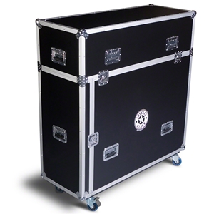 IntelliStage 4 Flight Case (Fits 6 4 platforms, 6 risers) stage storage, stage case, road case, stage trolley, rolling cart, 4x4