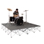 IntelliStage Lightweight 8'x8' Drum Riser System, Carpet - ISDRUM64
