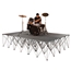 IntelliStage Lightweight 12'x8' Drum Riser System, Carpet - ISDRUM96
