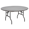 Midwest Folding R60NLW 60" Round Folding Table, Hexalite