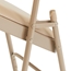 National Public Seating 1301 Premium Vinyl Upholstered Folding Chair, French Beige (Pack of 4) - NPS-1301