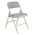 National Public Seating 2202 Fabric Premium Folding Chair, Greystone (Pack of 4)