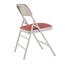 National Public Seating 2308 Fabric Premium Triple Brace Folding Chair, Majestic Cabernet (Pack of 4) - NPS-2308