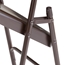 National Public Seating 303 Deluxe All-Steel Triple Brace Folding Chair, Brown (Pack of 4) - NPS-303
