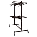 National Public Seating 84-60 Double-Tier Dolly for Folding Chairs &amp; Coats