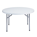 National Public Seating BT48R 48" Heavy-Duty Round Folding Table, Speckled Grey