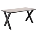 National Public Seating 36"x72" Collaborator Table with HPL Top/Particleboard Core, 30" High