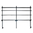 National Public Seating GRR24S Back Guard Rail for 24" Straight Choral Risers - NPS-GRR24S