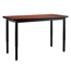 National Public Seating 24"x54" Heavy-Duty Adjustable Height Steel Table, HPL Top - NPS-HDT3-2454H