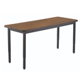 National Public Seating 24"x72" Heavy-Duty Adjustable Height Steel Table, HPL Top