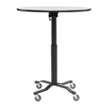National Public Seating Premium Plus Café Table, 24" Round with Whiteboard Top, MDF Core