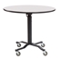 National Public Seating Premium Plus Café Table, 30" Round with Whiteboard Top, Particleboard Core - NPS-PCT130PBTMWB