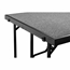 National Public Seating RS4LC 4-Level 8' Straight Standing Choral Riser, Carpet - NPS-RS4LC